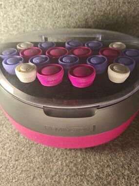 Remington Heated Hair Rollers Set Multi‑Size Curlers Preowned Tested